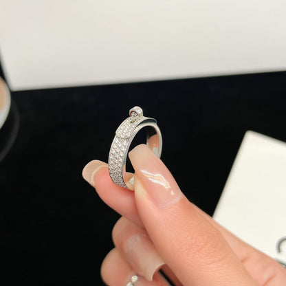 [LUXE NOBLE]KELLY SILVER DIAMOND RING