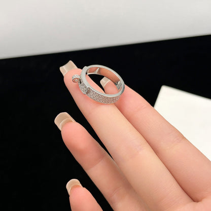 [LUXE NOBLE]KELLY SILVER DIAMOND RING