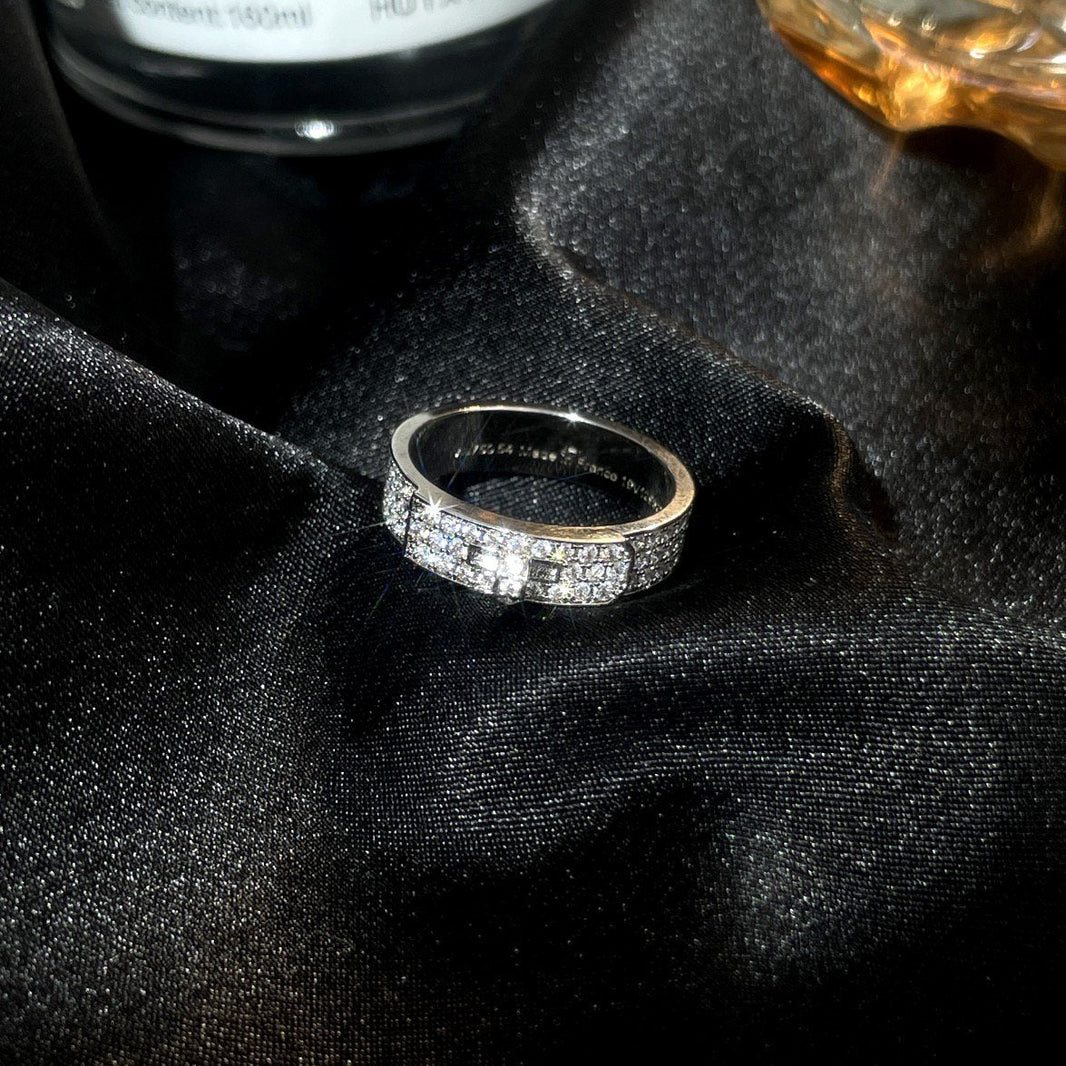 [LUXE NOBLE]KELLY SILVER DIAMOND RING