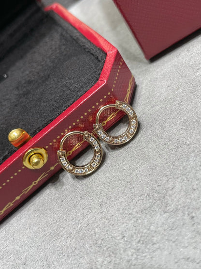 [LUXE NOBLE] LOVE DIAMOND OHRINGS