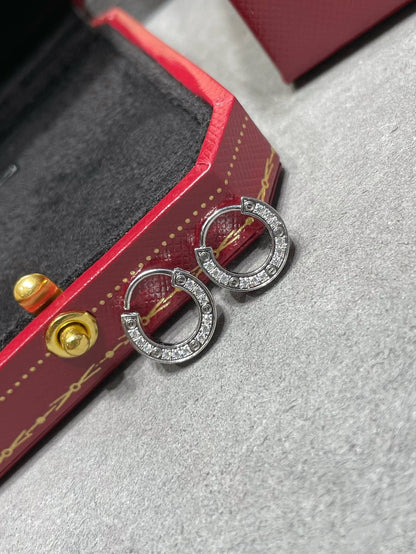 [LUXE NOBLE] LOVE DIAMOND OHRINGS