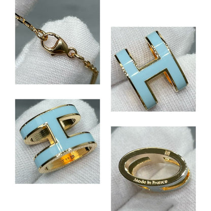 [LUXE NOBLE]POP H スカイブルーネックレス
