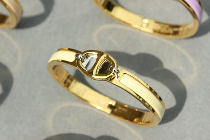 [LUXE NOBLE]CLIC CHAINE GOLD BRACELET