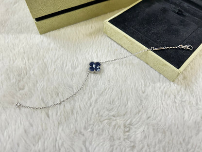 [LUXE NOBLE]CLOVER 1 MOTIF PIETERSITE BRACELET