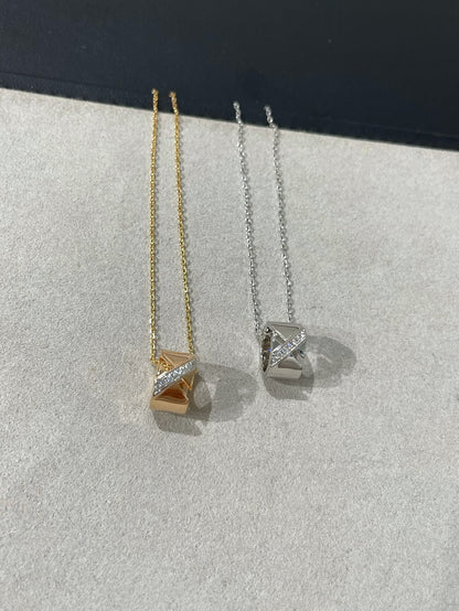 [LUXE NOBLE]LIENS EVIDENCE DIAMOND NECKLACE