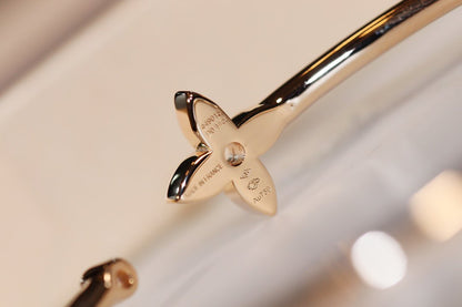 [LUXE NOBLE]イディル ゴールド オープンブレスレット ダイヤモンドパヴェ