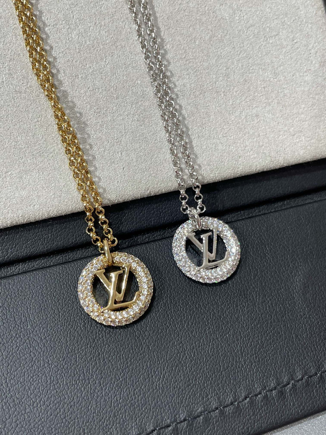 [LUXE NOBLE]BY NIGHT DIAMOND PAVED NECKLACE