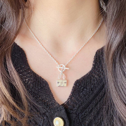 [LUXE NOBLE] CONSTANCE Anhänger Silberkette