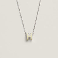 [LUXE NOBLE]HM CLIC YELLOW ENAMEL GOLD NECKLACE