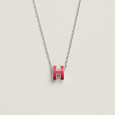 [LUXE NOBLE]H NECKLACE PINK