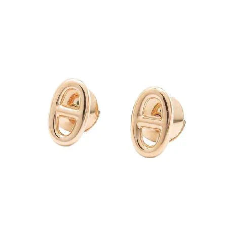 [LUXE NOBLE]CHAINE SMALL EARRINGS GOLD AND SILVER