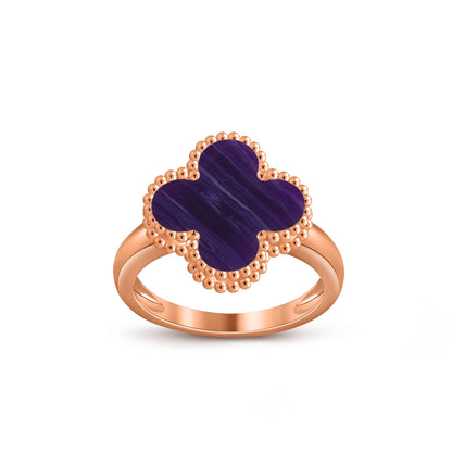 [LUXE NOBLE]CLOVER RING ROSE GOLD COLLECTION