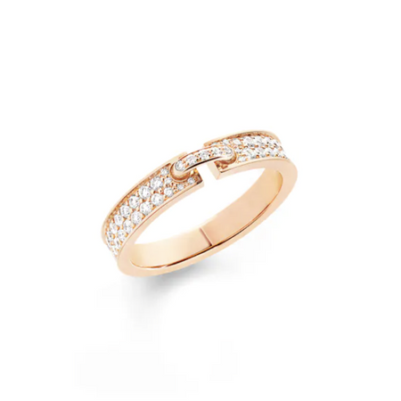 [LUXE NOBLE]ALLIANCE LIENS VIDENCE PAVED DIAMOND 4MM RING