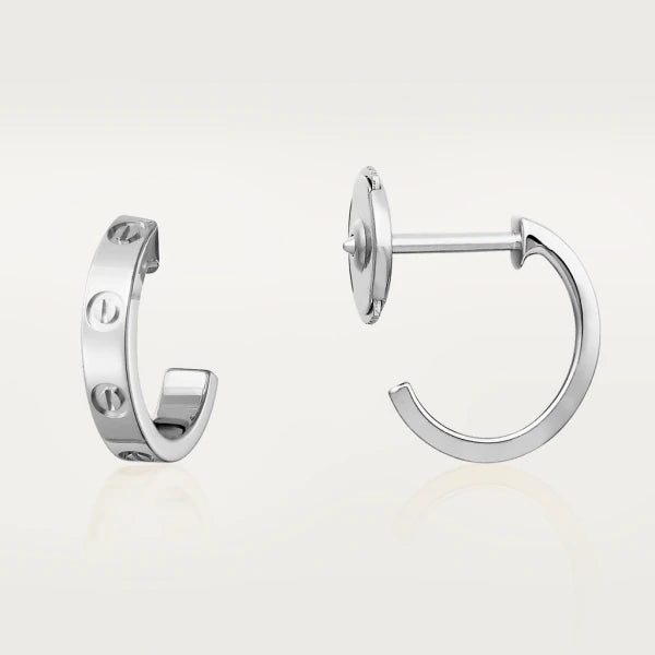 [LUXE NOBLE]LOVE EARRINGS 2.65MM SILVER