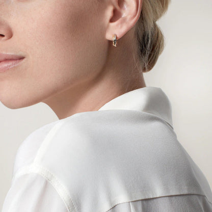 [Luxe Jewelry]TRINITY ON DIAMOND MINI EARRINGS
