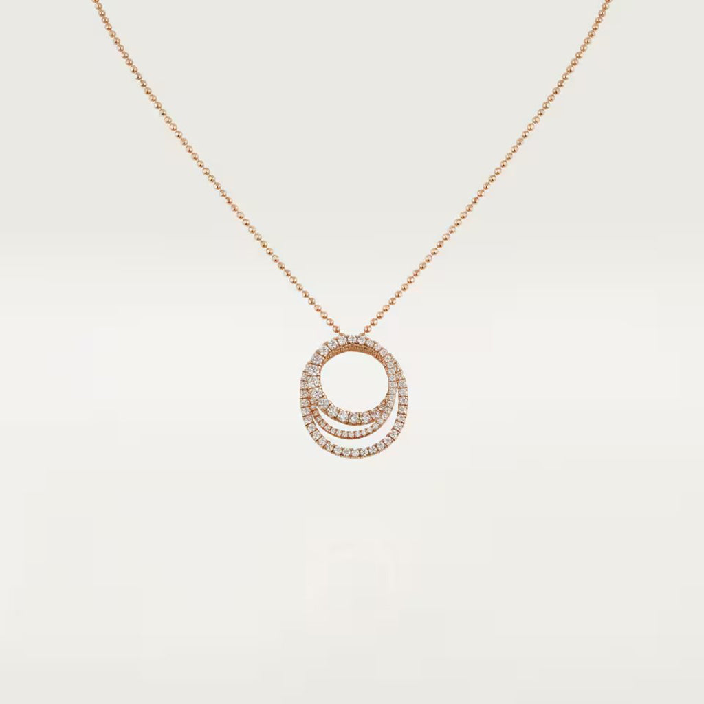 [Luxe Jewelry]ETINCELLE  FULL DIAMOND NECKLACE