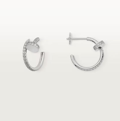 [Luxe Jewelry]JUSTE FULL DIAMOND SMALL EARRINGS
