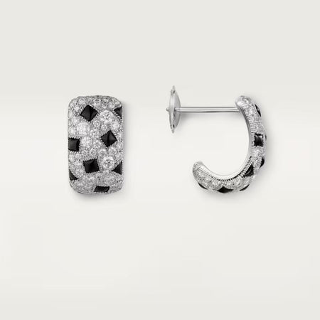 [Luxe Jewelry]PANTHERE MINI FULL DIAMOND EARRINGS