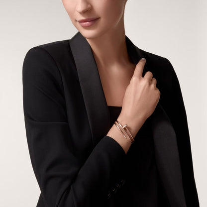[Luxe Jewelry]JUSTE BRACELET 3.5MM DOUBLE ROW DIAMOND