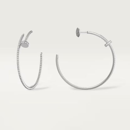 [Luxe Jewelry]JUSTE FULL DIAMOND LARGE EARRINGS
