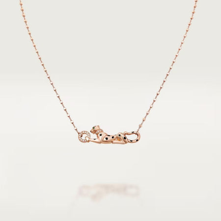 [Luxe Jewelry]PANTHERE FULL DIAMOND NECKLACE