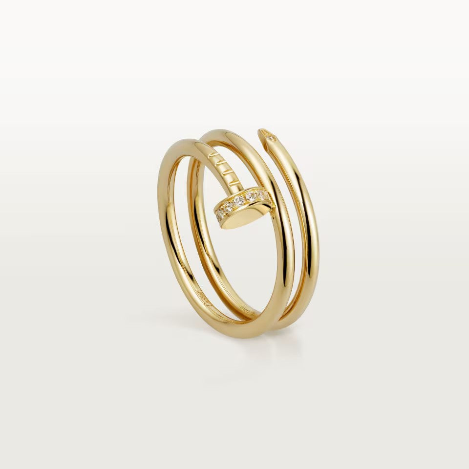 [Luxe Jewelry]JUSTE RING 4.8MM HALF DIAMOND