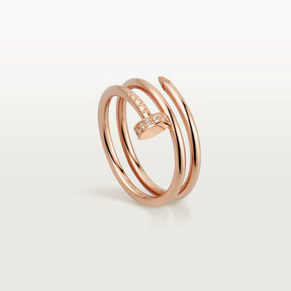 [Luxe Jewelry]JUSTE RING 4.8MM HALF DIAMOND