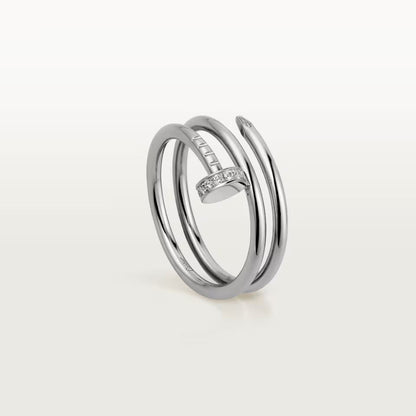 [Luxe Jewelry]JUSTE RING 4.8MM HALF DIAMOND