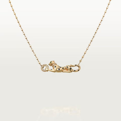[Luxe Jewelry]PANTHERE FULL DIAMOND NECKLACE