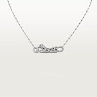 [Luxe Jewelry]PANTHERE PAVED DIAMOND NECKLACE
