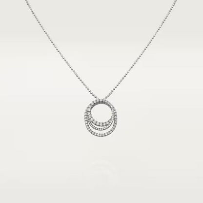 [Luxe Jewelry]ETINCELLE  FULL DIAMOND NECKLACE