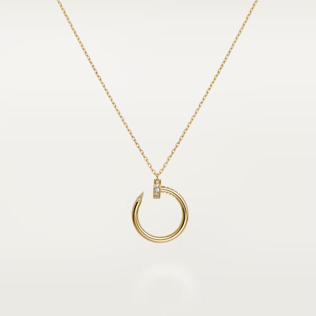[Luxe Jewelry]JUSTE NECKLACE HALF DIAMOND
