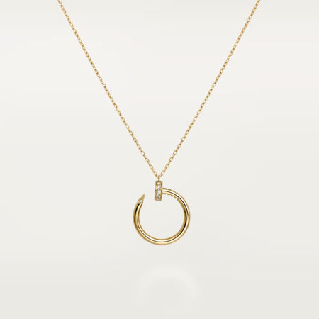 [Luxe Jewelry]JUSTE NECKLACE HALF DIAMOND