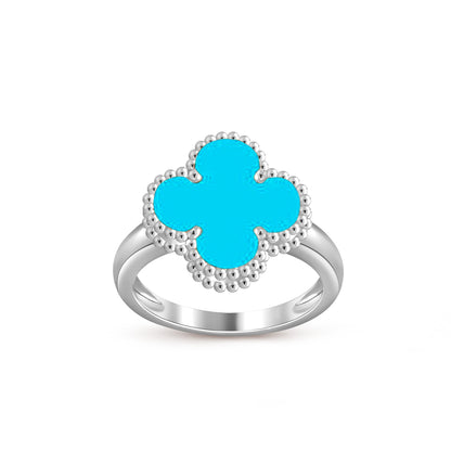 [LUXE NOBLE]CLOVER SILVER RING COLLECTION