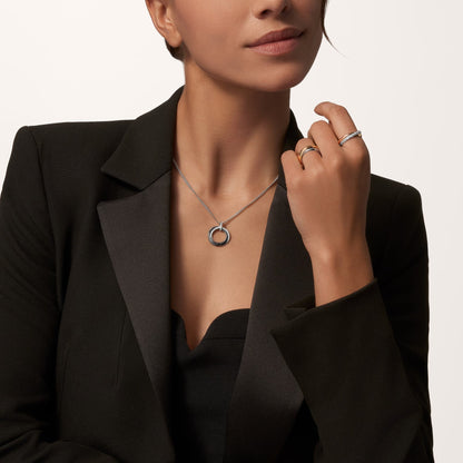 [Luxe Jewelry]TRINITY CERAMIC NECKLACE
