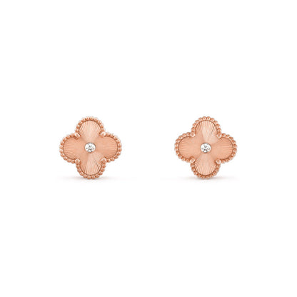 [LUXE NOBLE]CLOVER  15MM DIAMOND EARRINGS COLLECTION