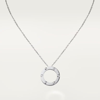 [Luxe Jewelry]LOVE NECKLACE 16MM 3 DIAMONDS