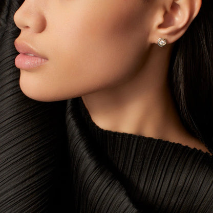 [Luxe Jewelry]TRINITY STUD DIAMOND EARRINGS