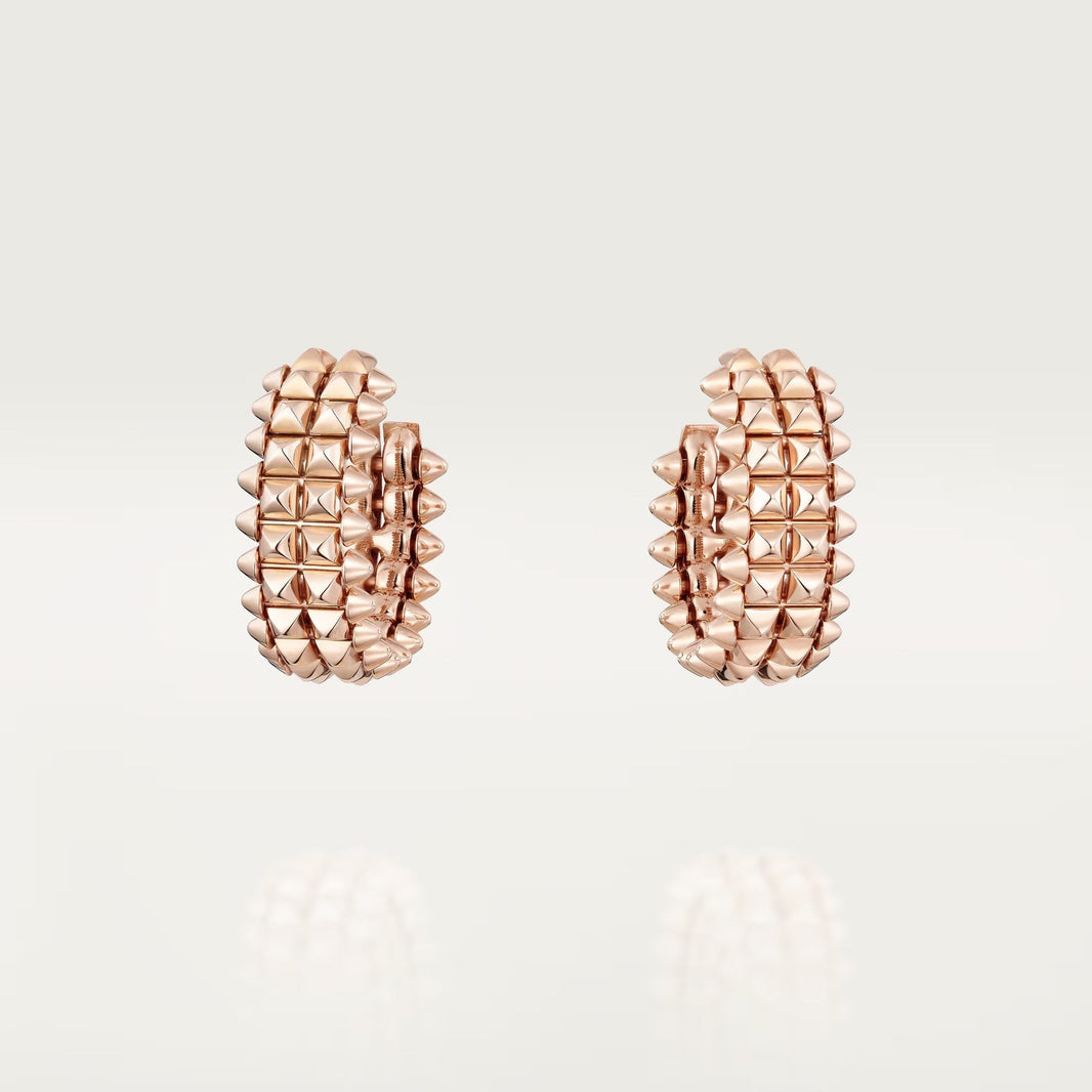[Luxe Jewelry]CLASH 9.2MM DOUBLE ROW EARRINGS