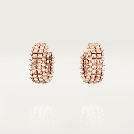 [Luxe Jewelry]CLASH 9.2MM DOUBLE ROW EARRINGS