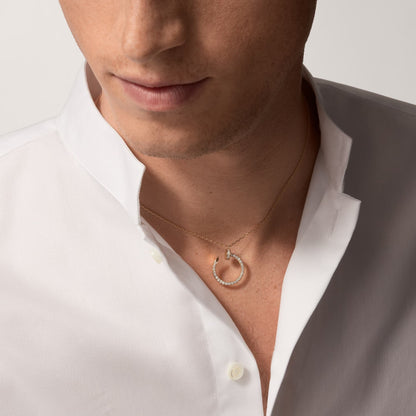 [Luxe Jewelry]JUSTE NECKLACE FULL DIAMOND