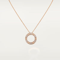 [Luxe Jewelry]LOVE NECKLACE 16MM  FULL DIAMOND