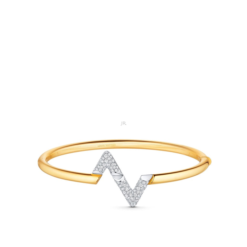 [LUXE NOBLE]VOLTE UPSITE DOWN GOLD DIAMOND BRACELET