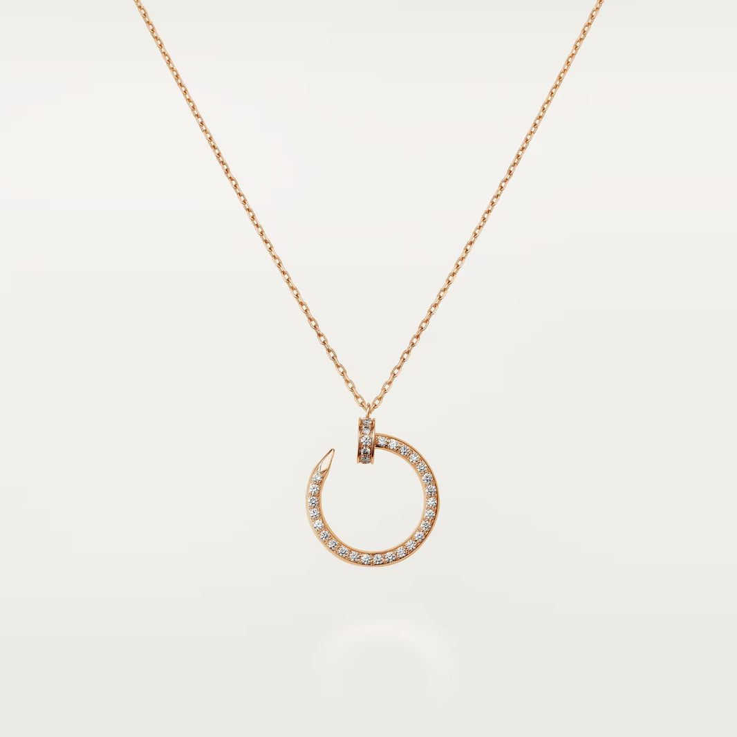 [Luxe Jewelry]JUSTE NECKLACE FULL DIAMOND