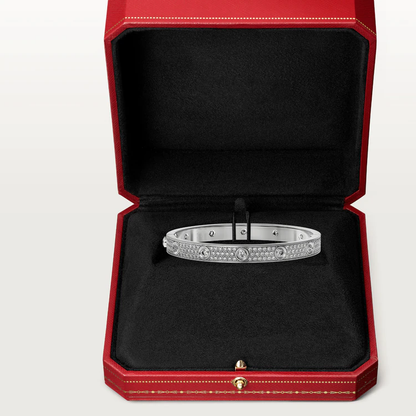 [LUXE NOBLE]LOVE BRACELET 6.1MM DIAMOND-PAVED 10 BIG DIAMONDS