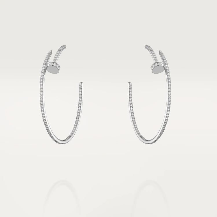 [LUXE NOBLE]JUSTE EARRINGS FULL DIAMONDS 1.8MM