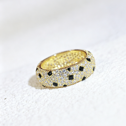 [Luxe Jewelry]PANTHERE SPOTTED FULL DIAMOND RING