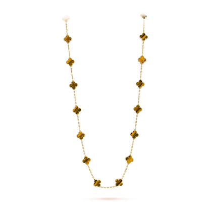 [LUXE NOBLE]CLOVER 20 MOTIFS TIGER EYE ROSE GOLD