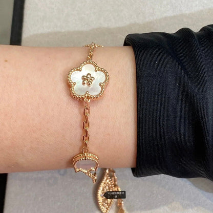[LUXE NOBLE]LUCKY SPRING 5 MOTIF BRACELET