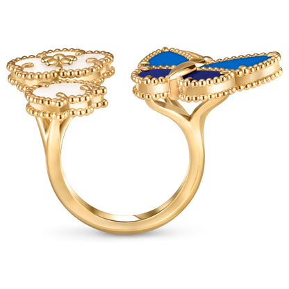 [LUXE NOBLE]LUCKY SPRING BUTTERFLY OPEN-FACE RINGS